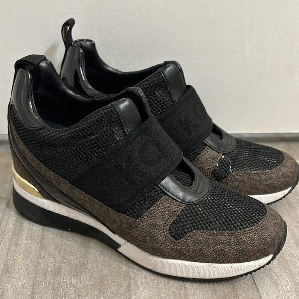 Michael Kors wedge tennis shoes